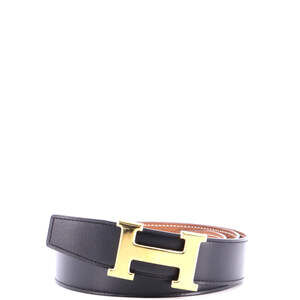 Hermes Constance Reversible Belt #186333H81B